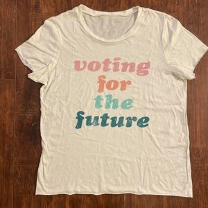 VOTING for the FUTURE Graphic Tee Fits like XL